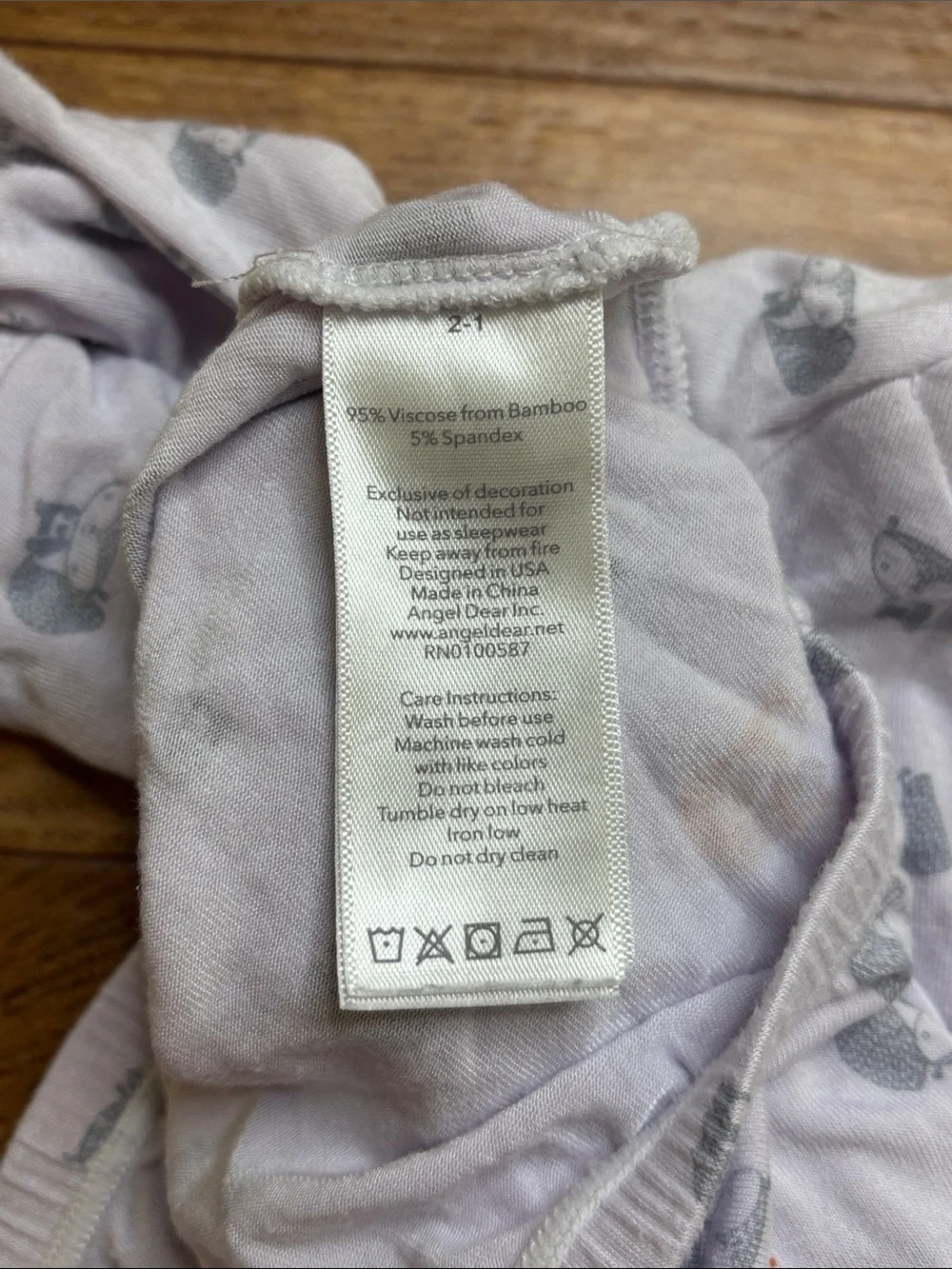 Baby Girls Bamboo Viscose Gown Bundle Kate Quinn Angel Dear 0-3mo Bee Fox/Racoon